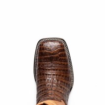 TUCSON Genuine Caiman Belly Skin Cowboy Boot from the Western Collection Aged Ma image 6