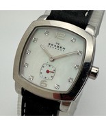 Skagen Quartz Watch N556SSLL8 Women 30m Silver Small Second Silver New B... - $28.49