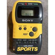 Sony Walkman Sports FM/AM Radio Yellow SRF-M70 - £59.81 GBP