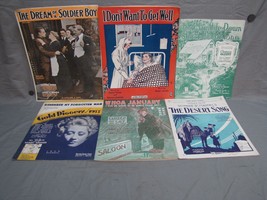 Antique Lot of 1900s Assorted Sheet Music #138 - £19.52 GBP