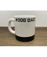 DOG DAD Mug Pet Owner Gift Doghaus #DogDad Ceramic White &amp; Black 16oz - $40.41 CAD
