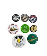 Variety of 8 Pinback Buttons Vintage Sports &amp; Tourist Attractions Vintage - $19.65 CAD