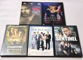 Wall Street, Traffic, The Sentinel, American President &amp; The In-Laws DVD Movies - £9.71 GBP