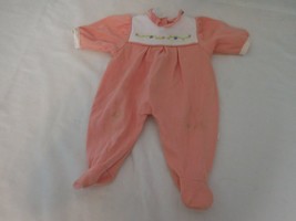 American Girl Bitty Baby Pleasant Company Doll  Pink Meet Me Flower Pajamas - $19.82