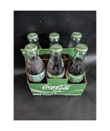 6 Pack Coca-Cola Life 8oz Glass Bottles Sealed Green Label Collectible S... - $83.14