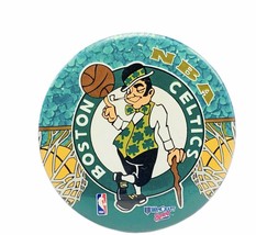 Sports pin button vtg NBA basketball pinback Boston Celtics Larry Bird Parrish - £15.77 GBP