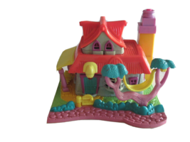 Vtg Polly Pocket Light-Up Kitty Mew House 1994 Bluebird Lights Work Partially - £11.20 GBP