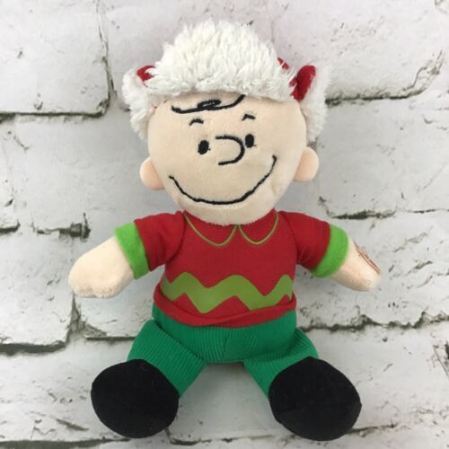 Peanuts Charlie Brown Christmas Plush Stuffed Doll Classic Comic Strip Character - £9.49 GBP