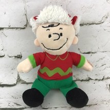 Peanuts Charlie Brown Christmas Plush Stuffed Doll Classic Comic Strip Character - £9.34 GBP