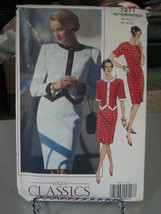 Vogue 7971 Misses Unlined Jacket &amp; Dress Pattern - Size 12/14/16 Bust 34-38 - $12.23