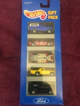 Mattel 1993 Hot Wheels Gift Pack Ford 5 Pack Cars #12404 New In Original Box New - $19.00
