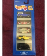 Mattel 1993 Hot Wheels Gift Pack FORD 5 Pack Cars #12404 NEW IN ORIGINAL... - £14.90 GBP