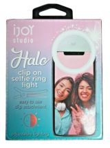 iJoy HALO Rechargeable Clip on Selfie Ring Lights Adjustable Lighting - £10.27 GBP