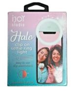 iJoy HALO Rechargeable Clip on Selfie Ring Lights Adjustable Lighting - $17.46 CAD