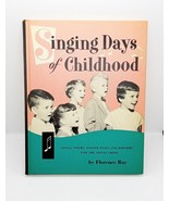 Singing Days of Childhood 1967 Songs, Poems, Finger Plays &amp; Rhythms Book - $17.58 CAD