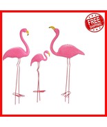Eye-Catching Flamingo Garden Ornaments - Durable for -Round Enjoyment - $55.43