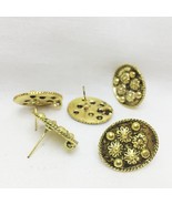 OXIDIZE EARRING BASE 10 PAIRS - $17.81