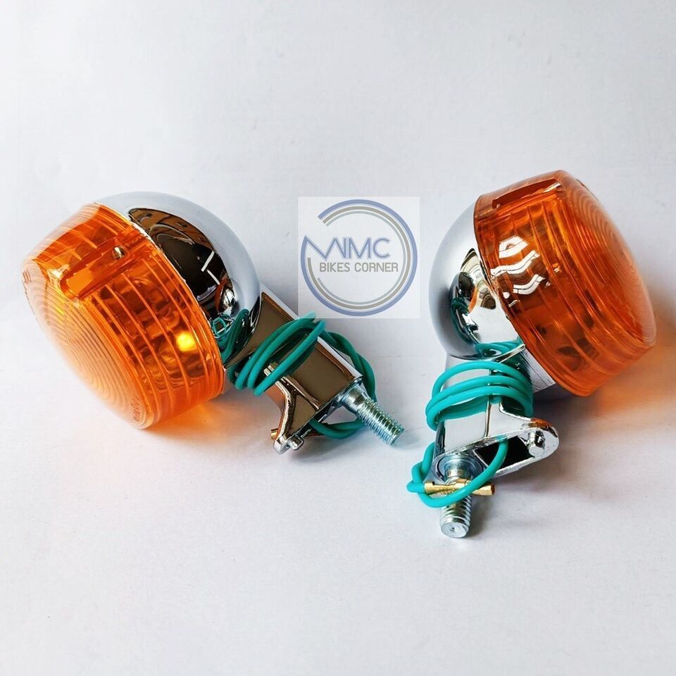 SUZUKI A80 A90 A100 AS100 AC100 REAR SIGNAL WINKER FLASHER LAMP 6V - A PAIR - $8.81