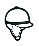 6x Equestrian Helmet Fondant Cutter Cupcake Topper 1.75 IN USA FD5430 - €6,85 EUR