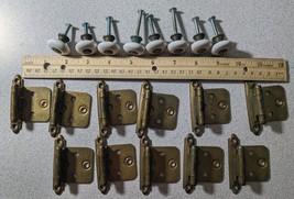 Hinges Cabinet Hardware Liberty 12pc Self-Closing 3/8&quot; Inset Model#7128 +8 knobs - £3.95 GBP