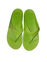 USA Made Telic Energy Flip Flop Recovery Sandals Shoes Key Lime M - US W... - $23.52