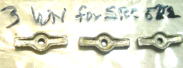 3 Wing Nuts for WWII SCR-522 VHF AIRCRAFT Radio transmitter Tuning secti... - £2.19 GBP