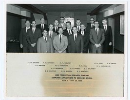 Esso Production Research 1968 Computer Applications Class Photo and Cert... - £29.78 GBP