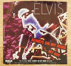 Elvis Presley RCA Victor 45 LP PB-14090 Always On My Mind My Boy Purple ... - £16.77 GBP