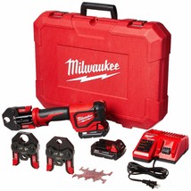 Milwaukee 2674-22C Short Throw Press Tool Kit w/ PEX Crimp Jaws - £563.92 GBP