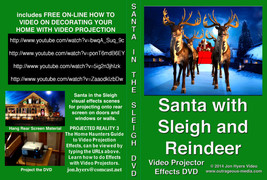 Santa Sleigh and Reindeer - £15.58 GBP