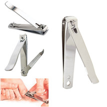 6X Toe Finger Nail Clipper File Cutter Trimmer Manicure Pedicure Stainle... - £16.69 GBP