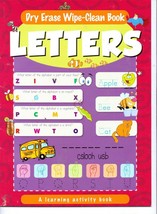 Dry Erase Wipe-Clean Book ~ Letters - £5.46 GBP