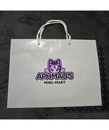 Aphmau’s Mini-Mart Official White Gift Shopping Bag Tote 16&quot;x12&quot; - $275.79 MXN