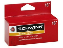 Schwinn Quality 16&quot; Black Basic Bicycle Tube - BRAND NEW &amp; OPEN/DAMAGED BOX - $12.18