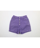 Vtg 90s Streetwear Womens Size 9/10 Faded Button Fly Cuffed Denim Shorts... - $43.51