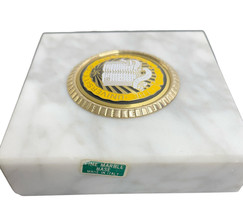 Vintage University of California UCLA Italian Marble Base Paperweight - $26.95