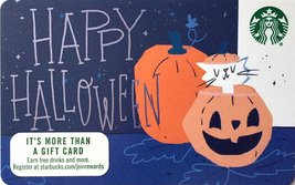 Starbucks 2018 Happy Halloween Recyclable Collectible Gift Card New No Value - £1.56 GBP