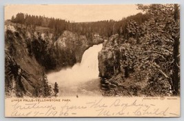 Haynes Yellowstone 1906 Upper Falls Sepia Series Colio Type Postcard E44 - £22.50 GBP