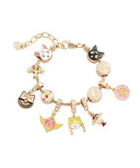 Kawaii Anime Sailor Moon Charms Bracelets Tsukino Usagi Pendant Luna Cat... - $15.79