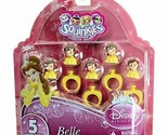 Squinkies Disney Princess Belle Ring Set, Beauty and the Beast, 2012 - £3.97 GBP