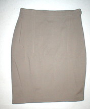 New Womens Designer T Alexander Wang M NWT Skirt Pencil Brown Side Zipper Office - £156.58 GBP
