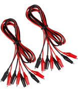 4 Groups 1M Alligator Clips Electrical, Insulated Test Leads with Alliga... - £8.34 GBP