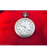 Circa 1922 ELGIN SIZE 18 POCKET WATCH 15 JEWELS OPEN FACE EXCELLENT DIAL... - $384.50 CAD