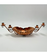 Gregorian Solid Copper Candelabra Antique Centerpiece Candlestick Holder... - $569.27 MXN