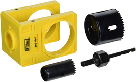 Carbon-Steel Hole Saw Drill Bit Door Knob Lock Installation Kit Tool Acc... - $17.99