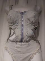 Body Suit Top Tank  Chain Sexy Intimate Size M Rave Festival - $29.99