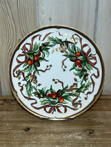 TIFFANY &amp; Co - Christmas Tiffany Garland 10 1/4&quot; Dinner Plate - $467.49