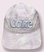 Coca Cola Coke Purple Tie Dye Baseball Dad Cap Hat One Size Adjustable - £10.05 GBP