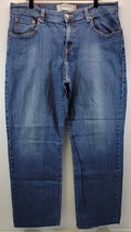 L) Levi&#39;s Jeans 505 Women&#39;s Straight Leg Denim Jeans Cotton Pocket Blue 16M - $14.84