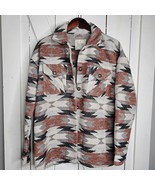 ALTAR&#39;D STATE Aztec/Southwestern Polyester Jacket Rust Multi Womens Medium - $44.76 CAD